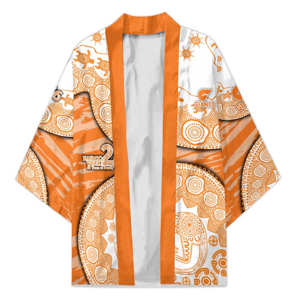GWS Giants NAIDOC Week 2026 Kimono Australian Aboriginal Dot Art Dreamtime Pattern Style
