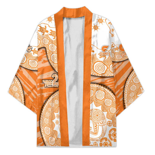 GWS Giants NAIDOC Week 2026 Kimono Australian Aboriginal Dot Art Dreamtime Pattern Style