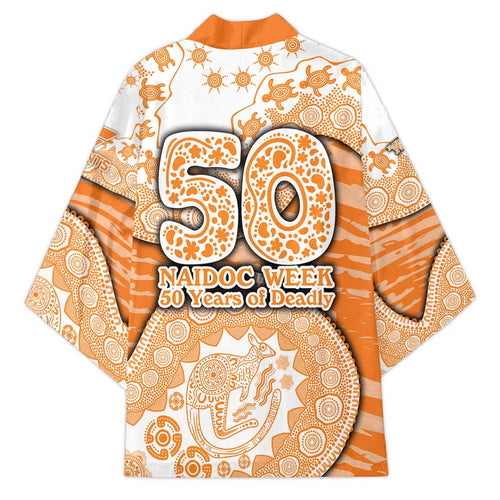 GWS Giants NAIDOC Week 2026 Kimono Australian Aboriginal Dot Art Dreamtime Pattern Style