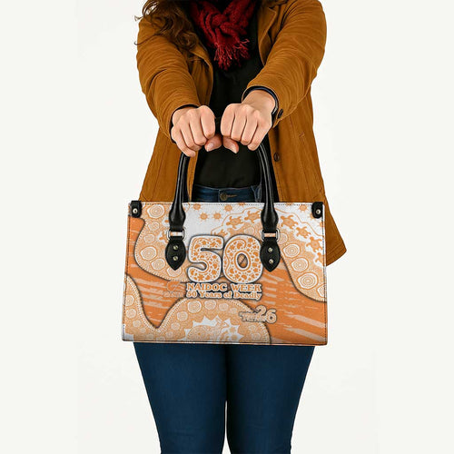 GWS Giants NAIDOC Week 2026 Leather Bag Australian Aboriginal Dot Art Dreamtime Pattern Style