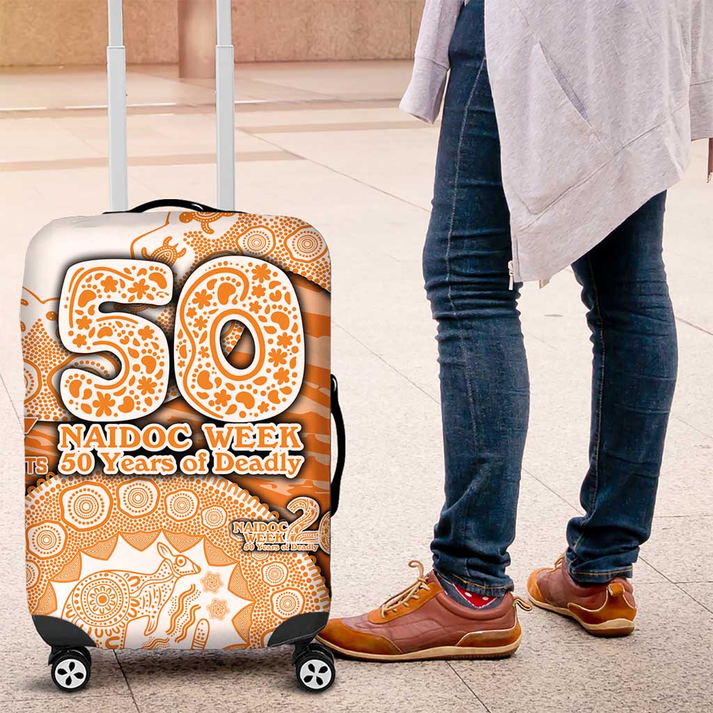 GWS Giants NAIDOC Week 2026 Luggage Cover Australian Aboriginal Dot Art Dreamtime Pattern Style