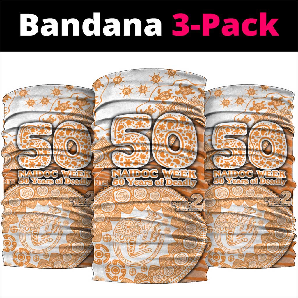 GWS Giants NAIDOC Week 2026 Neck Gaiter Australian Aboriginal Dot Art Dreamtime Pattern Style