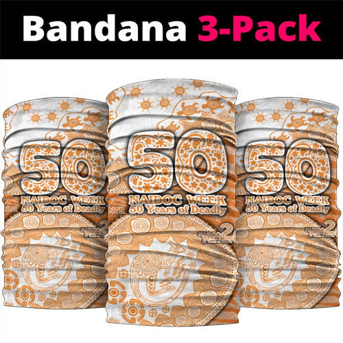 GWS Giants NAIDOC Week 2026 Neck Gaiter Australian Aboriginal Dot Art Dreamtime Pattern Style