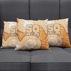 GWS Giants NAIDOC Week 2026 Pillow Cover Australian Aboriginal Dot Art Dreamtime Pattern Style