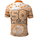 GWS Giants NAIDOC Week 2026 Polo Shirt Australian Aboriginal Dot Art Dreamtime Pattern Style