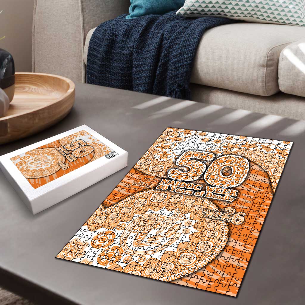 GWS Giants NAIDOC Week 2026 Puzzle Australian Aboriginal Dot Art Dreamtime Pattern Style