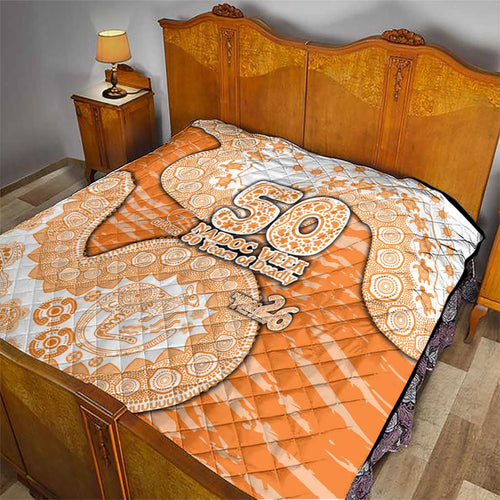 GWS Giants NAIDOC Week 2026 Quilt Australian Aboriginal Dot Art Dreamtime Pattern Style