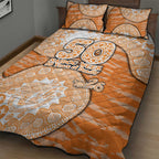 GWS Giants NAIDOC Week 2026 Quilt Bed Set Australian Aboriginal Dot Art Dreamtime Pattern Style