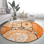 GWS Giants NAIDOC Week 2026 Round Carpet Australian Aboriginal Dot Art Dreamtime Pattern Style