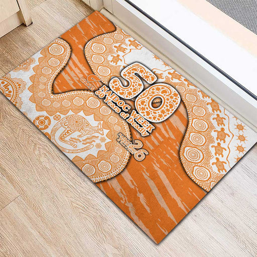 GWS Giants NAIDOC Week 2026 Rubber Doormat Australian Aboriginal Dot Art Dreamtime Pattern Style