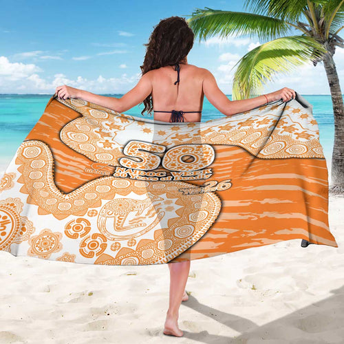 GWS Giants NAIDOC Week 2026 Sarong Australian Aboriginal Dot Art Dreamtime Pattern Style