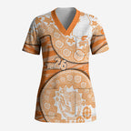 GWS Giants NAIDOC Week 2026 Scrub Top Australian Aboriginal Dot Art Dreamtime Pattern Style