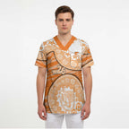 GWS Giants NAIDOC Week 2026 Scrub Top Australian Aboriginal Dot Art Dreamtime Pattern Style