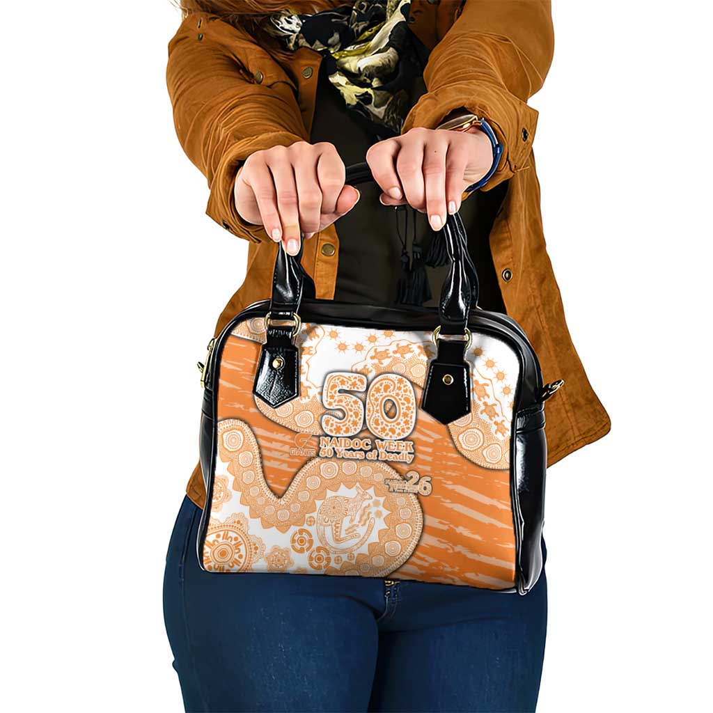 GWS Giants NAIDOC Week 2026 Shoulder Handbag Australian Aboriginal Dot Art Dreamtime Pattern Style