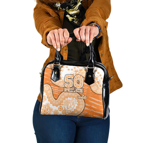 GWS Giants NAIDOC Week 2026 Shoulder Handbag Australian Aboriginal Dot Art Dreamtime Pattern Style
