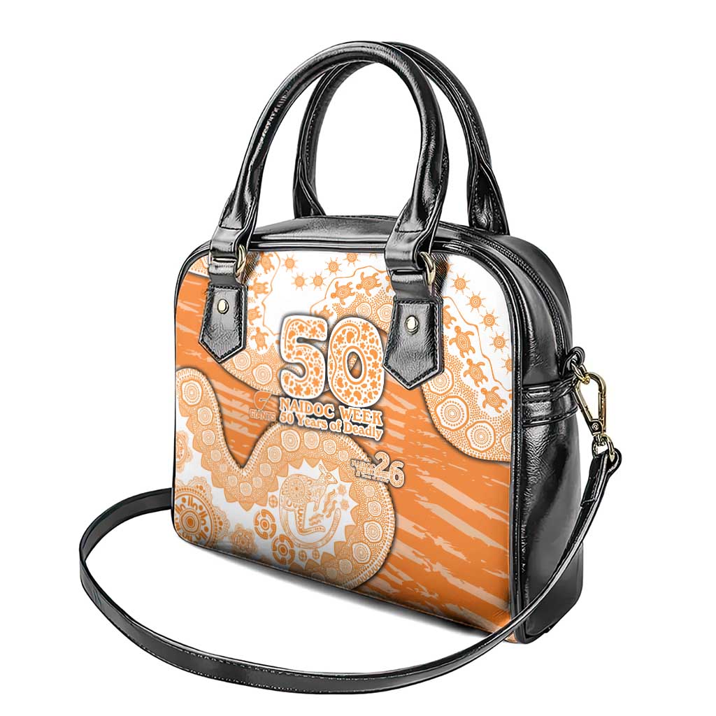 GWS Giants NAIDOC Week 2026 Shoulder Handbag Australian Aboriginal Dot Art Dreamtime Pattern Style