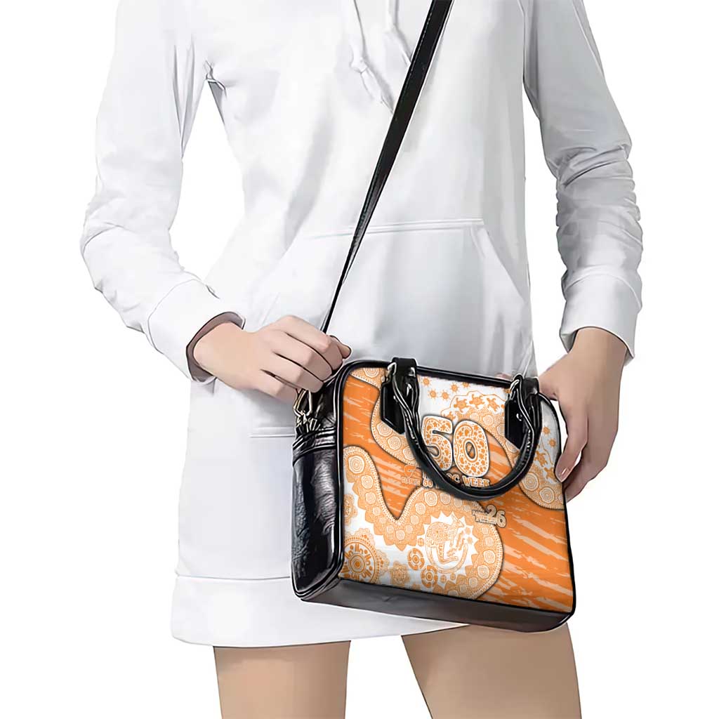 GWS Giants NAIDOC Week 2026 Shoulder Handbag Australian Aboriginal Dot Art Dreamtime Pattern Style