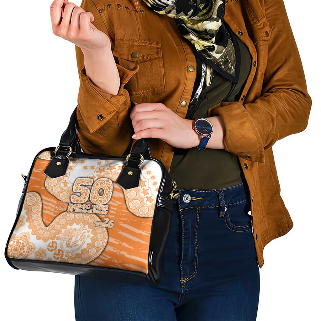 GWS Giants NAIDOC Week 2026 Shoulder Handbag Australian Aboriginal Dot Art Dreamtime Pattern Style