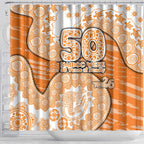 GWS Giants NAIDOC Week 2026 Shower Curtain Australian Aboriginal Dot Art Dreamtime Pattern Style