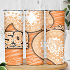 GWS Giants NAIDOC Week 2026 Skinny Tumbler Australian Aboriginal Dot Art Dreamtime Pattern Style