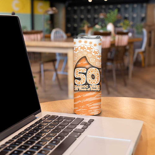 GWS Giants NAIDOC Week 2026 Skinny Tumbler Australian Aboriginal Dot Art Dreamtime Pattern Style