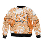 GWS Giants NAIDOC Week 2026 Sleeve Zip Bomber Jacket Australian Aboriginal Dot Art Dreamtime Pattern Style