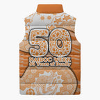 GWS Giants NAIDOC Week 2026 Sleeveless Puffer Jacket Australian Aboriginal Dot Art Dreamtime Pattern Style