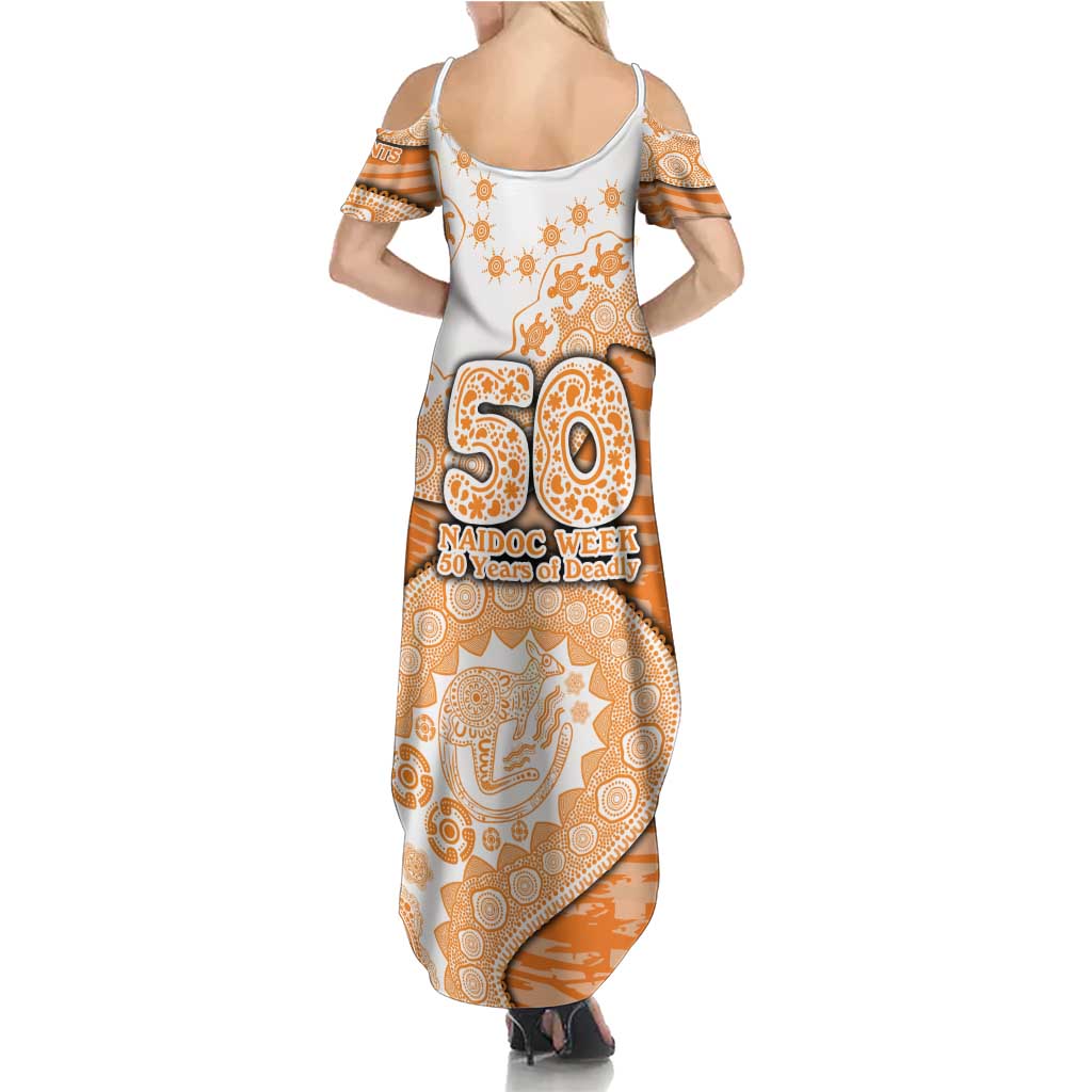 GWS Giants NAIDOC Week 2026 Summer Maxi Dress Australian Aboriginal Dot Art Dreamtime Pattern Style