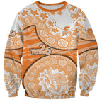GWS Giants NAIDOC Week 2026 Sweatshirt Australian Aboriginal Dot Art Dreamtime Pattern Style