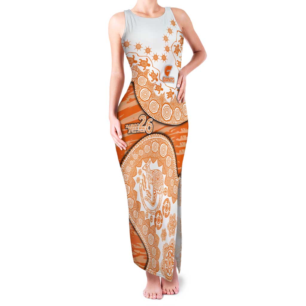 GWS Giants NAIDOC Week 2026 Tank Maxi Dress Australian Aboriginal Dot Art Dreamtime Pattern Style