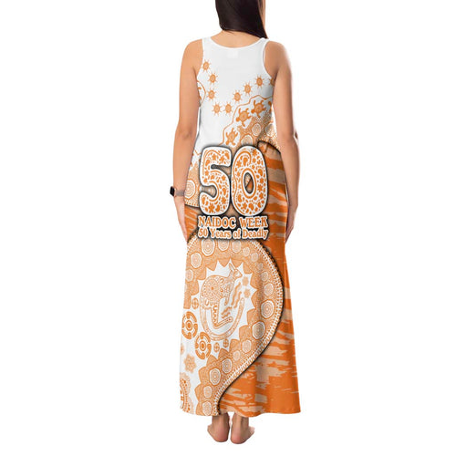 GWS Giants NAIDOC Week 2026 Tank Maxi Dress Australian Aboriginal Dot Art Dreamtime Pattern Style