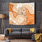 GWS Giants NAIDOC Week 2026 Tapestry Australian Aboriginal Dot Art Dreamtime Pattern Style