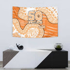 GWS Giants NAIDOC Week 2026 Tapestry Australian Aboriginal Dot Art Dreamtime Pattern Style