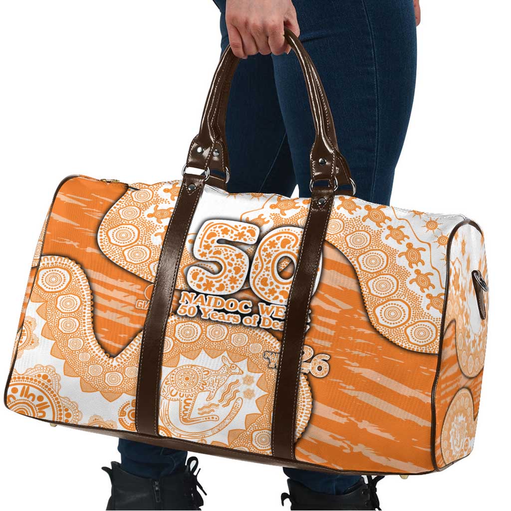 GWS Giants NAIDOC Week 2026 Travel Bag Australian Aboriginal Dot Art Dreamtime Pattern Style
