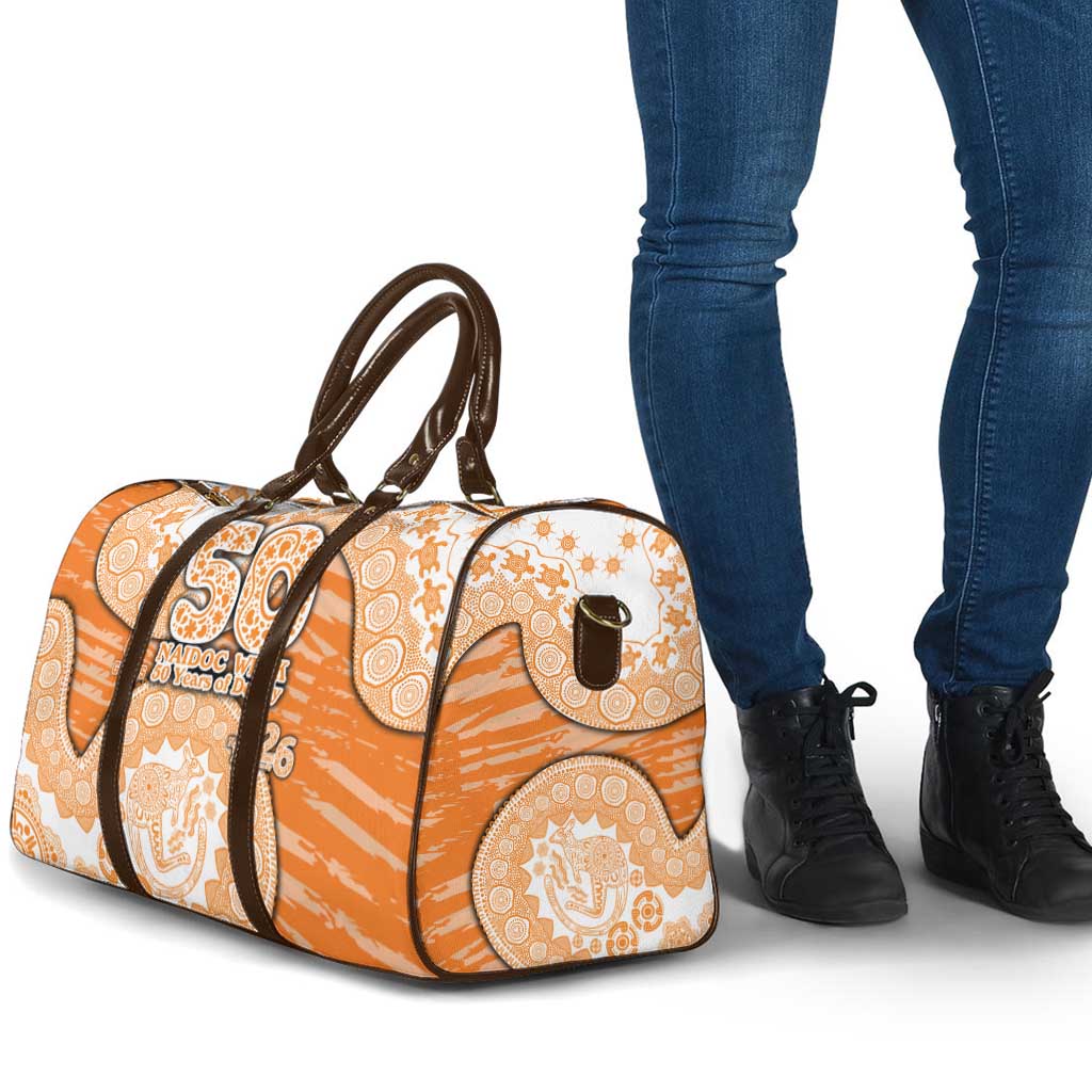 GWS Giants NAIDOC Week 2026 Travel Bag Australian Aboriginal Dot Art Dreamtime Pattern Style