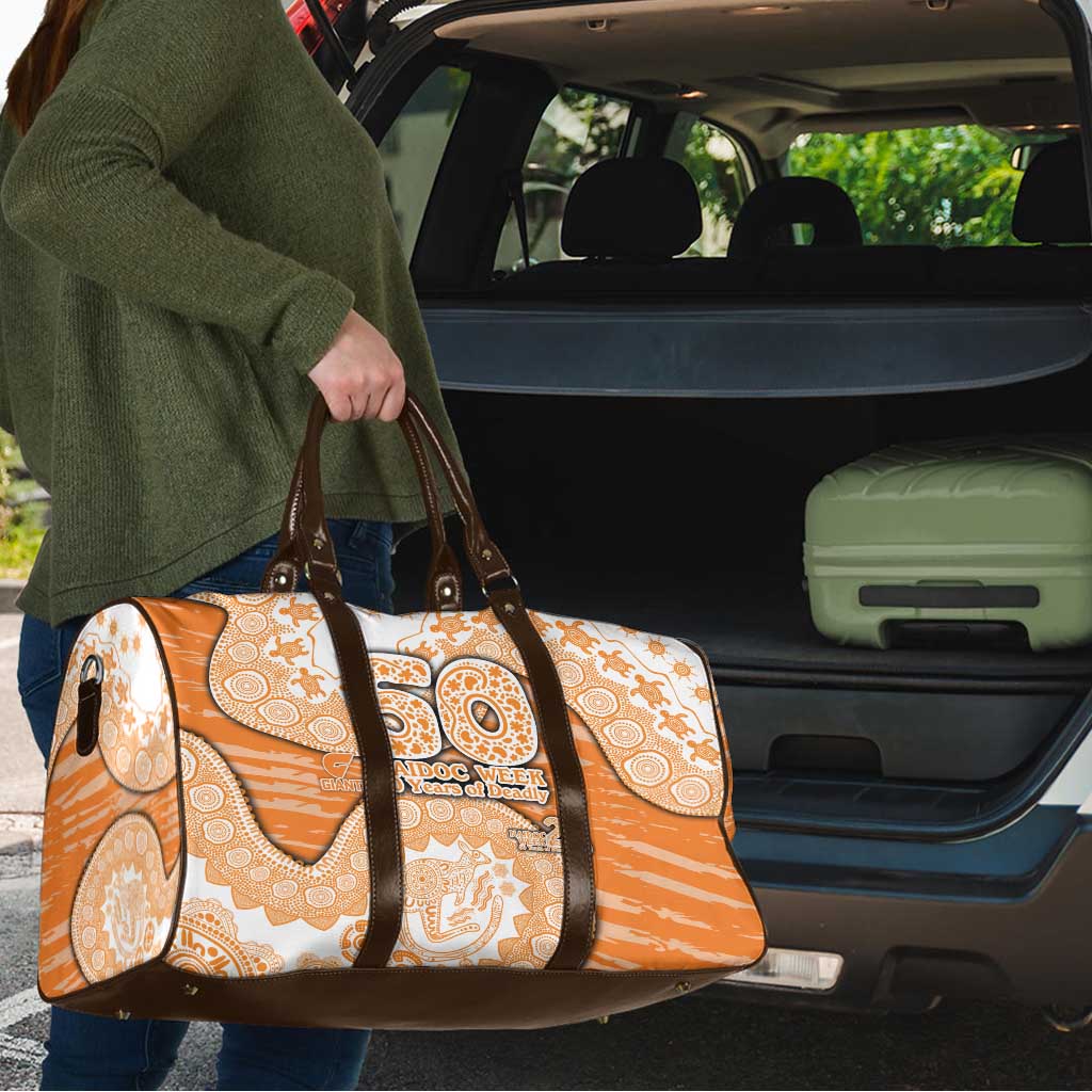 GWS Giants NAIDOC Week 2026 Travel Bag Australian Aboriginal Dot Art Dreamtime Pattern Style