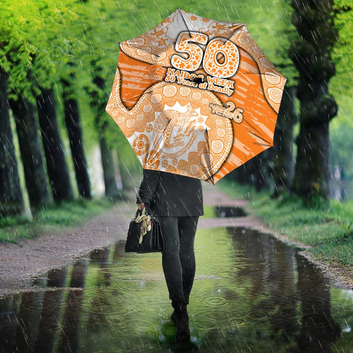 GWS Giants NAIDOC Week 2026 Umbrella Australian Aboriginal Dot Art Dreamtime Pattern Style