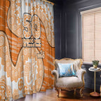 GWS Giants NAIDOC Week 2026 Window Curtain Australian Aboriginal Dot Art Dreamtime Pattern Style