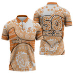 GWS Giants NAIDOC Week 2026 Zipper Polo Shirt Australian Aboriginal Dot Art Dreamtime Pattern Style