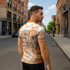 GWS Giants NAIDOC Week 2026 Zipper Polo Shirt Australian Aboriginal Dot Art Dreamtime Pattern Style