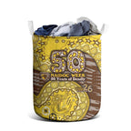 Hawthorn Hawks NAIDOC Week 2026 Laundry Basket Australian Aboriginal Dot Art Dreamtime Pattern Style