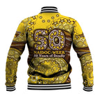 Hawthorn Hawks NAIDOC Week 2026 Baseball Jacket Australian Aboriginal Dot Art Dreamtime Pattern Style