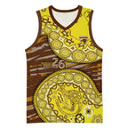 Hawthorn Hawks NAIDOC Week 2026 Basketball Jersey Australian Aboriginal Dot Art Dreamtime Pattern Style