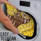 Hawthorn Hawks NAIDOC Week 2026 Bathroom Set Australian Aboriginal Dot Art Dreamtime Pattern Style