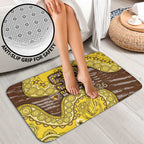 Hawthorn Hawks NAIDOC Week 2026 Bathroom Set Australian Aboriginal Dot Art Dreamtime Pattern Style