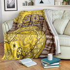 Hawthorn Hawks NAIDOC Week 2026 Blanket Australian Aboriginal Dot Art Dreamtime Pattern Style