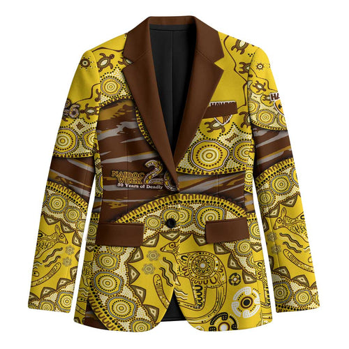 Hawthorn Hawks NAIDOC Week 2026 Blazer Australian Aboriginal Dot Art Dreamtime Pattern Style