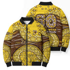 Hawthorn Hawks NAIDOC Week 2026 Bomber Puffer Jacket Australian Aboriginal Dot Art Dreamtime Pattern Style