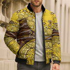 Hawthorn Hawks NAIDOC Week 2026 Bomber Puffer Jacket Australian Aboriginal Dot Art Dreamtime Pattern Style