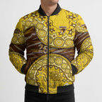 Hawthorn Hawks NAIDOC Week 2026 Bomber Puffer Jacket Australian Aboriginal Dot Art Dreamtime Pattern Style